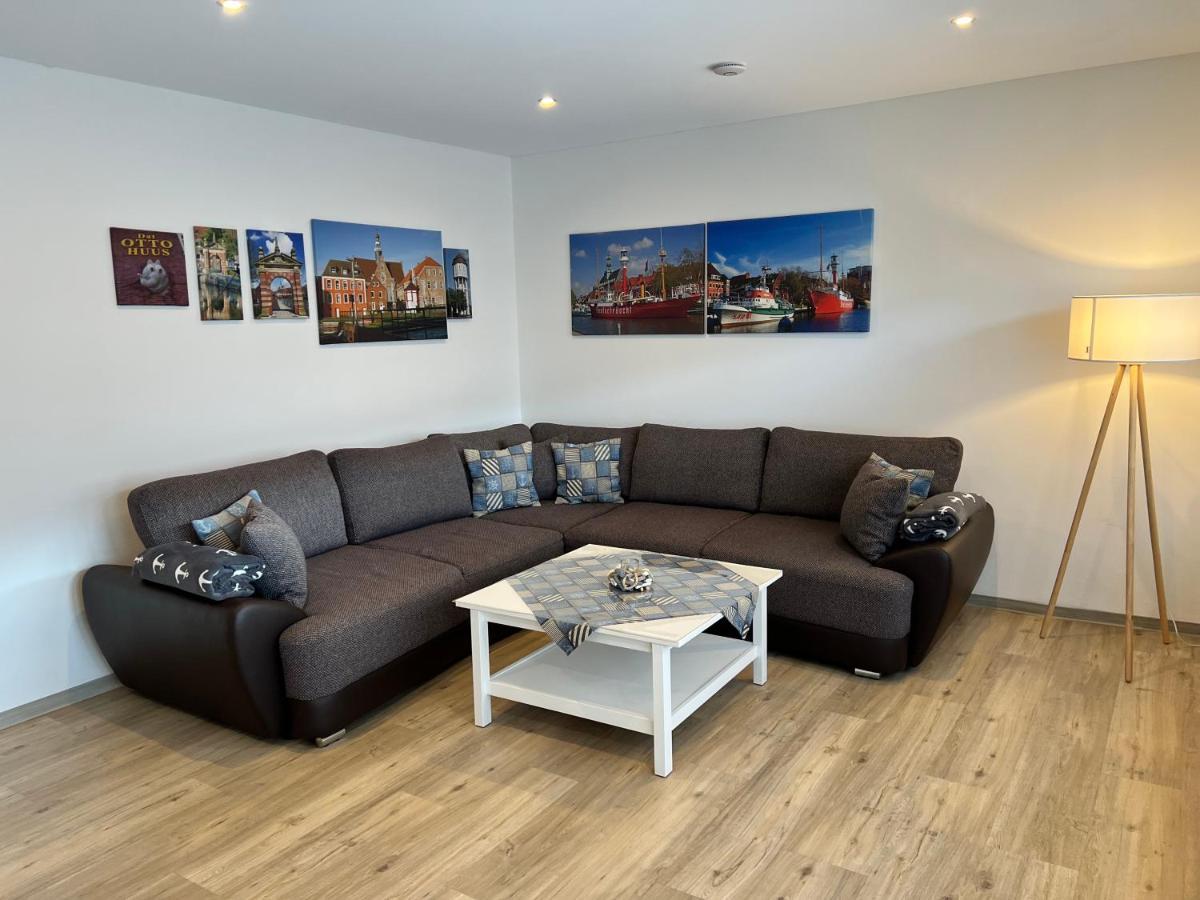 Ferienwohnung Wippsteert - 5 Sterne - Mit Balkon Und Pkw Stellplatz エムデン エクステリア 写真